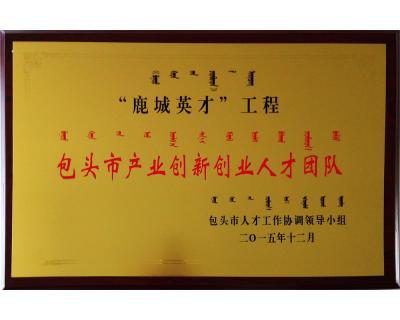 鹿城英才包頭市產(chǎn)業(yè)創(chuàng)新創(chuàng)業(yè)人才團隊